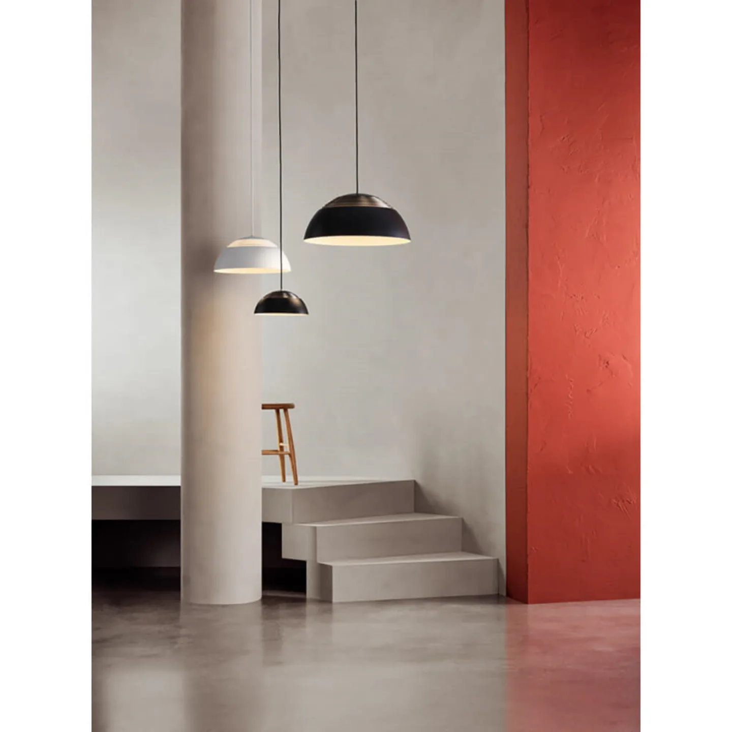 AJ Royal 500 LED Taklampa Svart - Louis Poulsen - Matsal - Aluminium