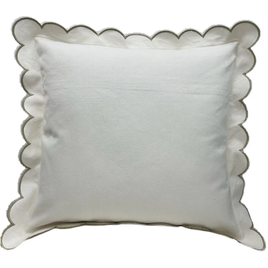 Zierkissen Ruffle 45x45 creme - Material: Hülle: 100% Baumwolle, Füllung: 100% Polyester