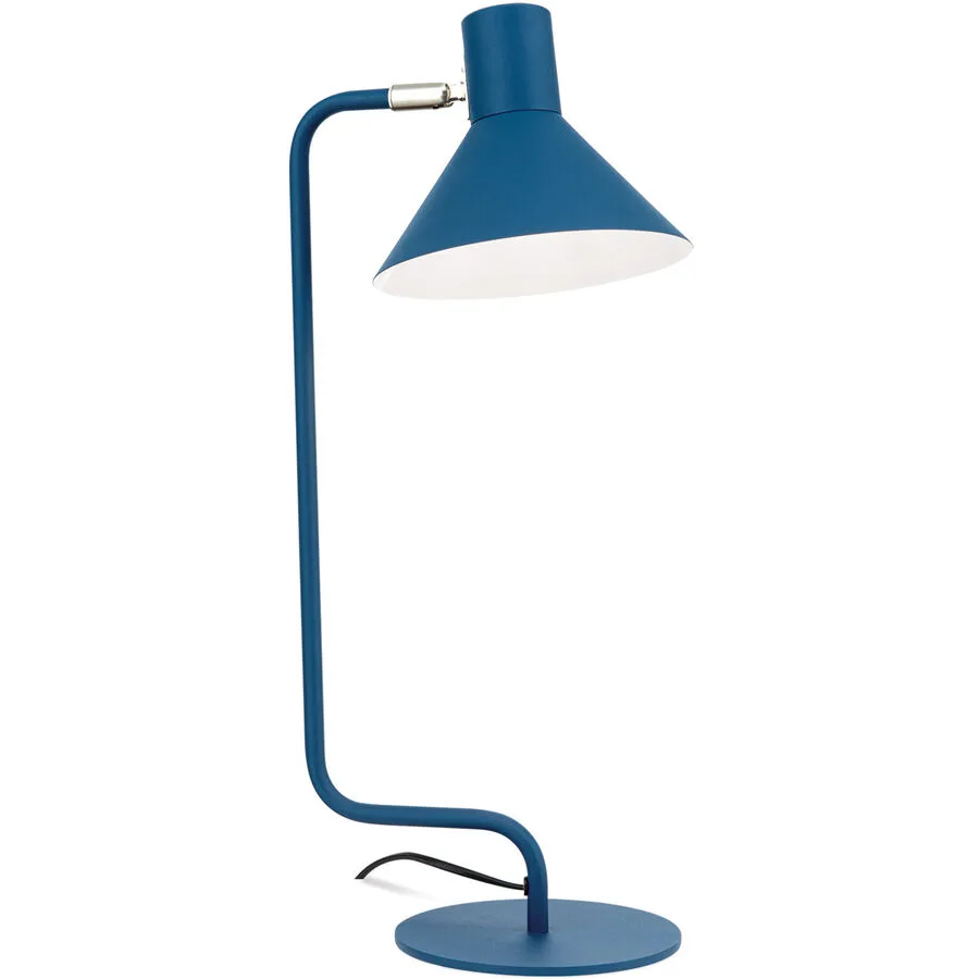 Tischlampe Viktoria Blau Stahl 17.5 cm 51 cm