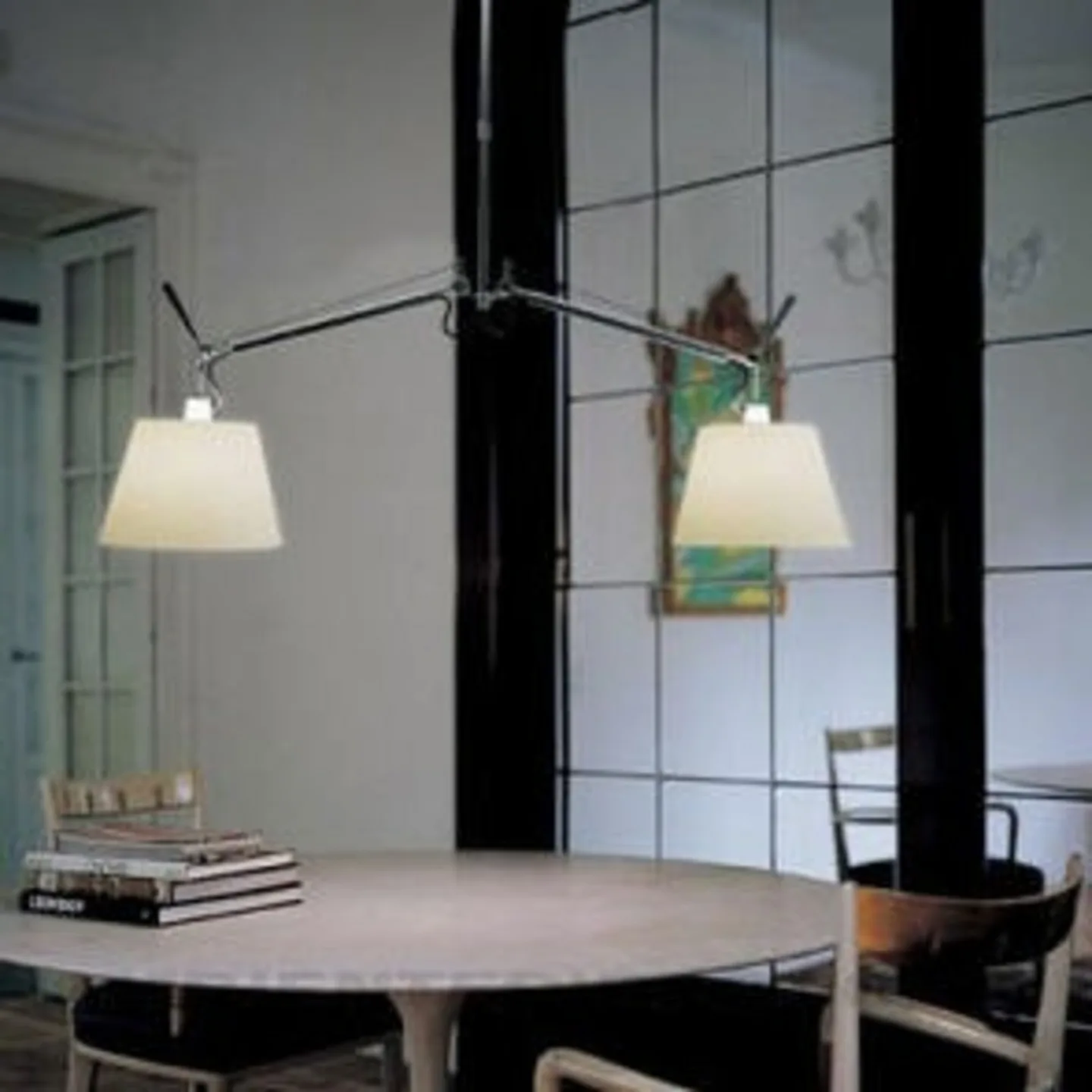 Tolomeo Basculante Pendel Ø420 Pergament - Artemide - Spisestue - Aluminium