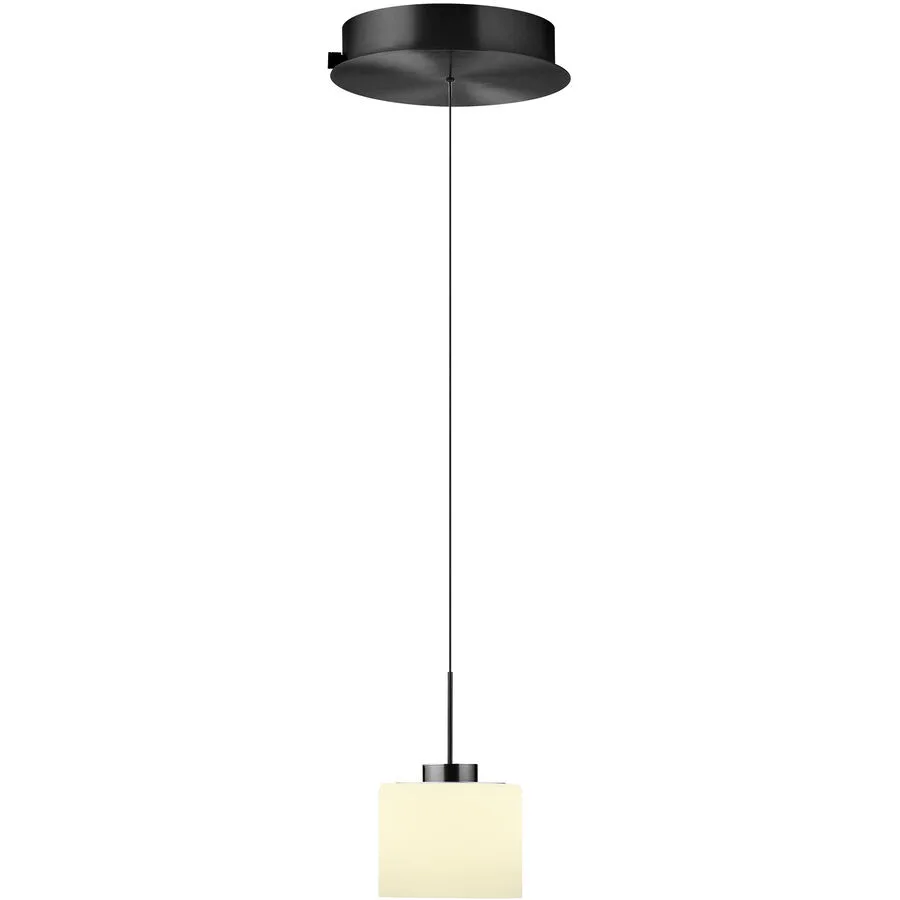 Pendellampe Abby Grau Metall 15 cm 180 cm - Farbe: anthrazit matt eloxiert - LED - Lichtfarbe: Extra warmweiss - LED Energiesparlampen