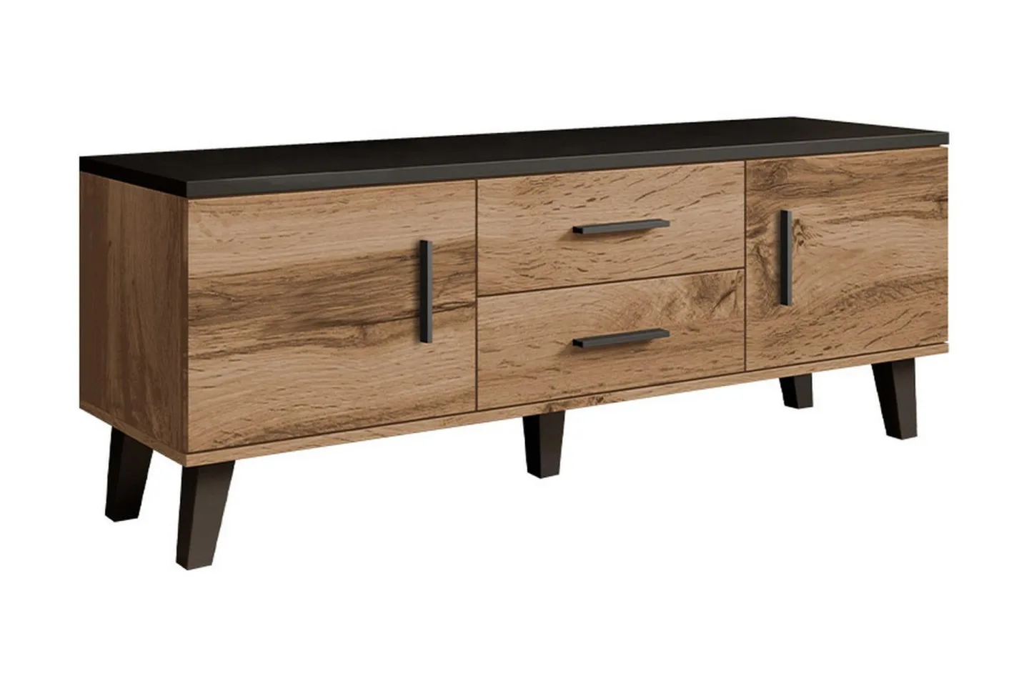 Kardos Tv-möbelset 140 cm - Natur/Svart