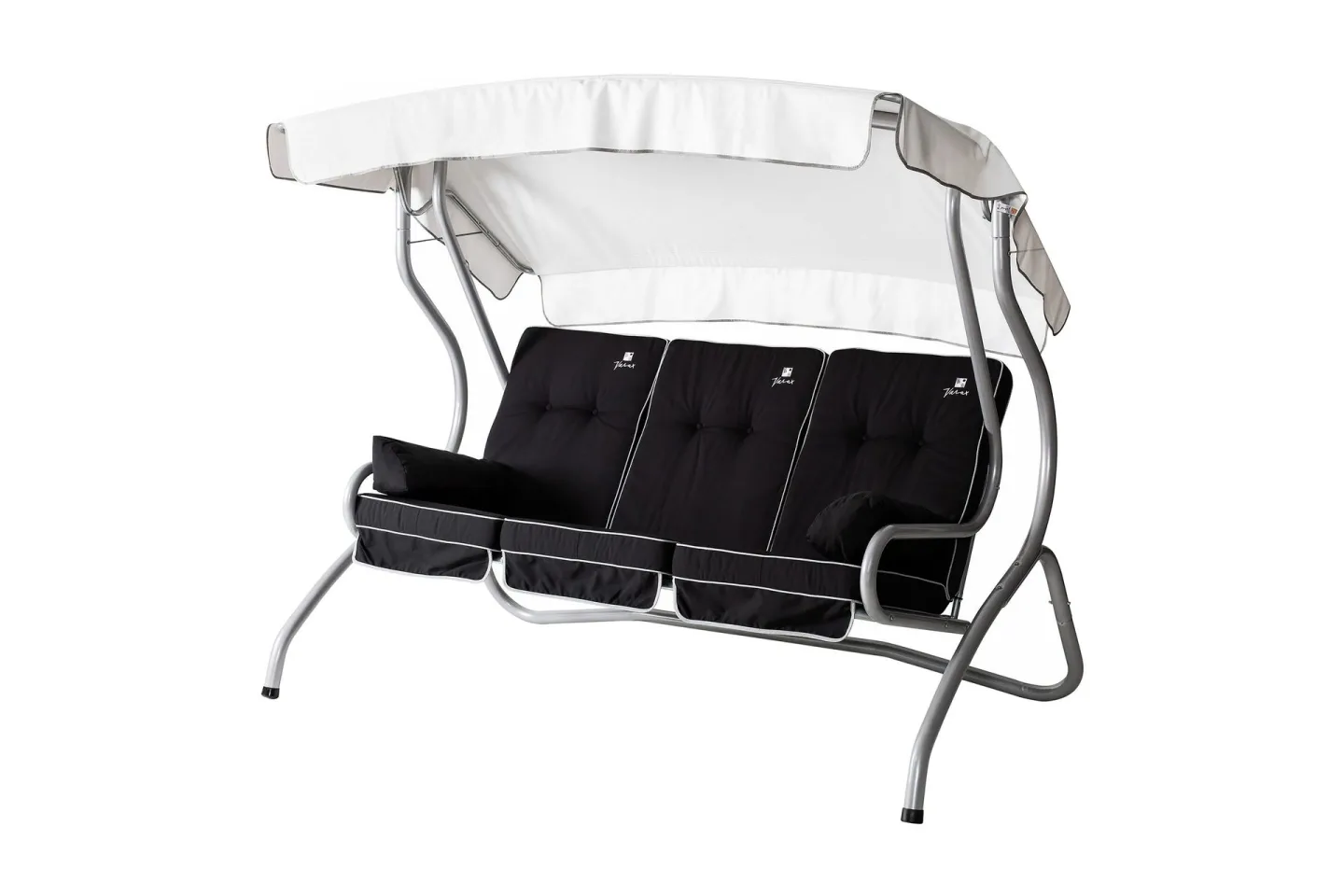 Monica 71B-1 3-sits Hammock Grå/Svart - Varax