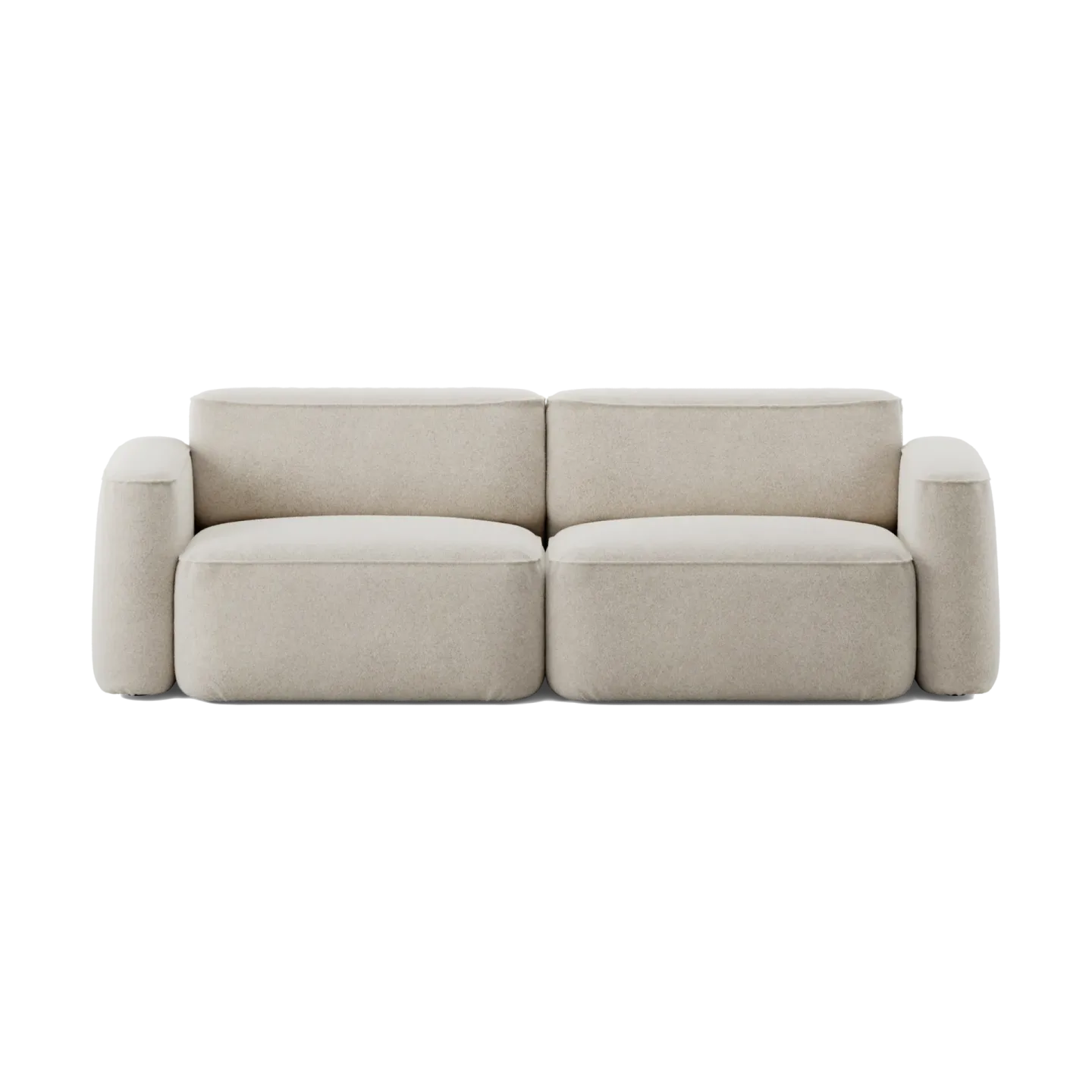 Massproductions Patch 2,5-Sitzer Sofa Spiral 21 Chalk