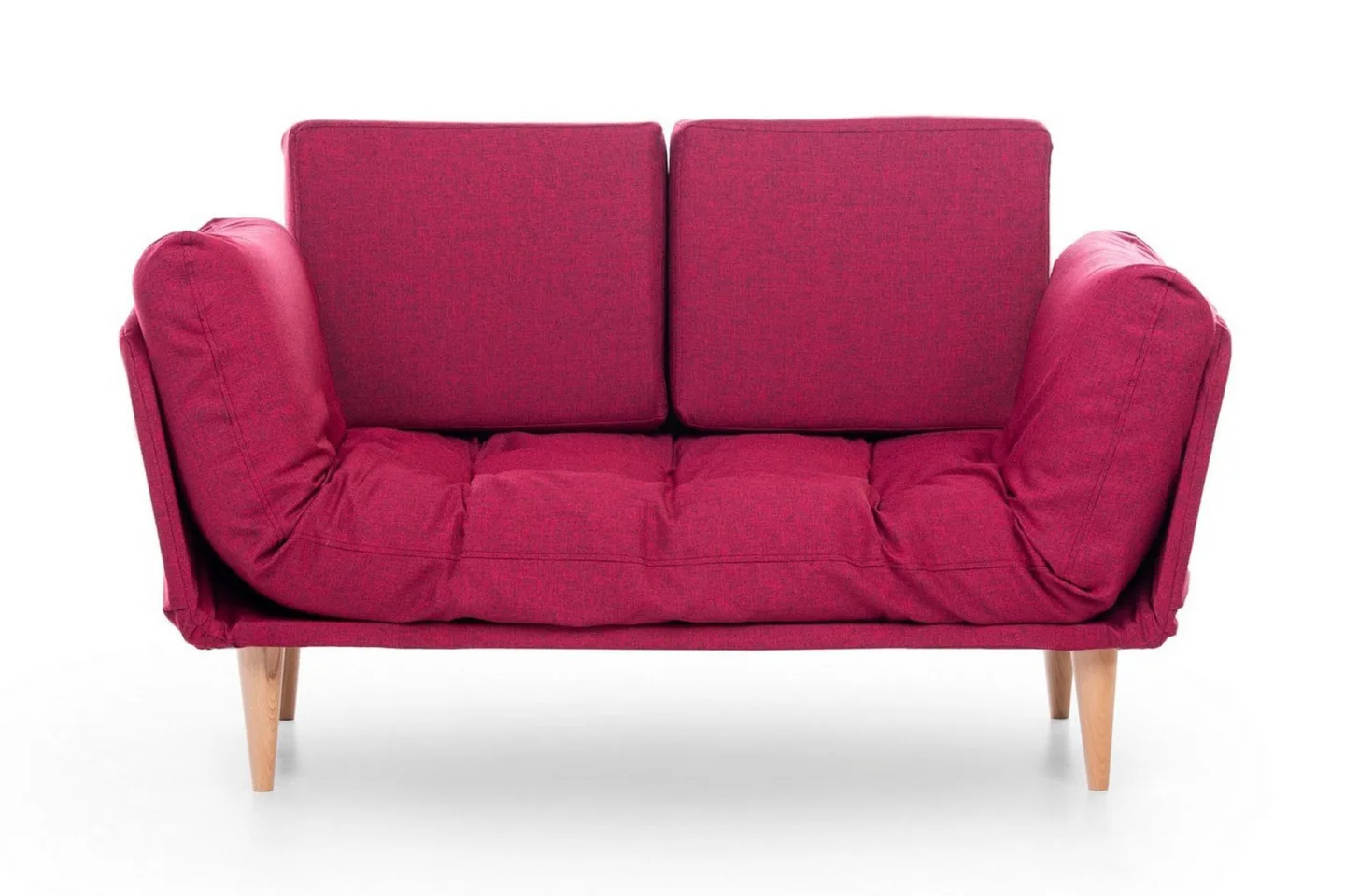 Mezonzo 3-sits Bäddsoffa - Röd