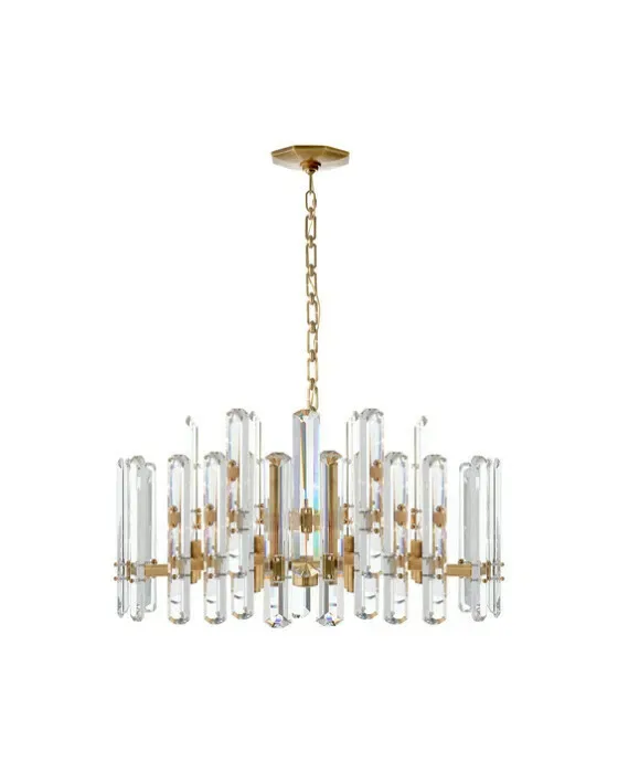 Bonnington Large Chandelier Antique Brass