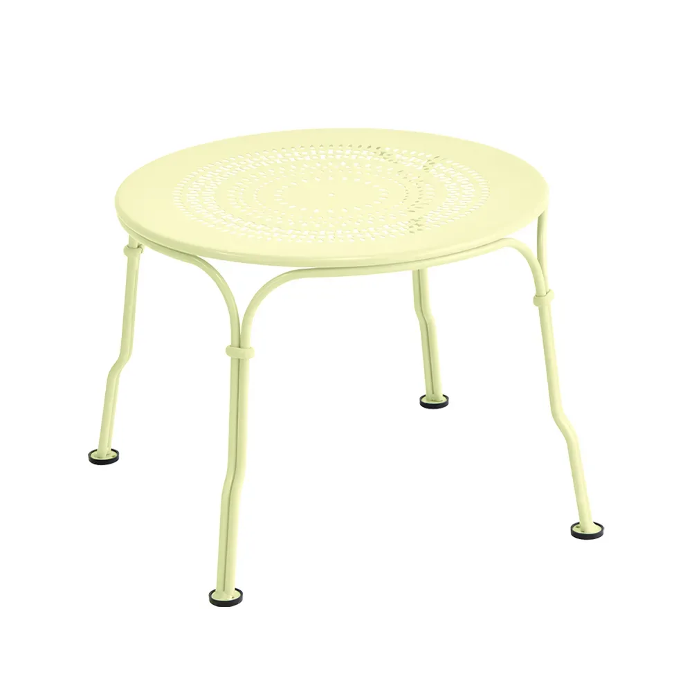 Fermob 1900 bord lågt Frosted lemon (gul)