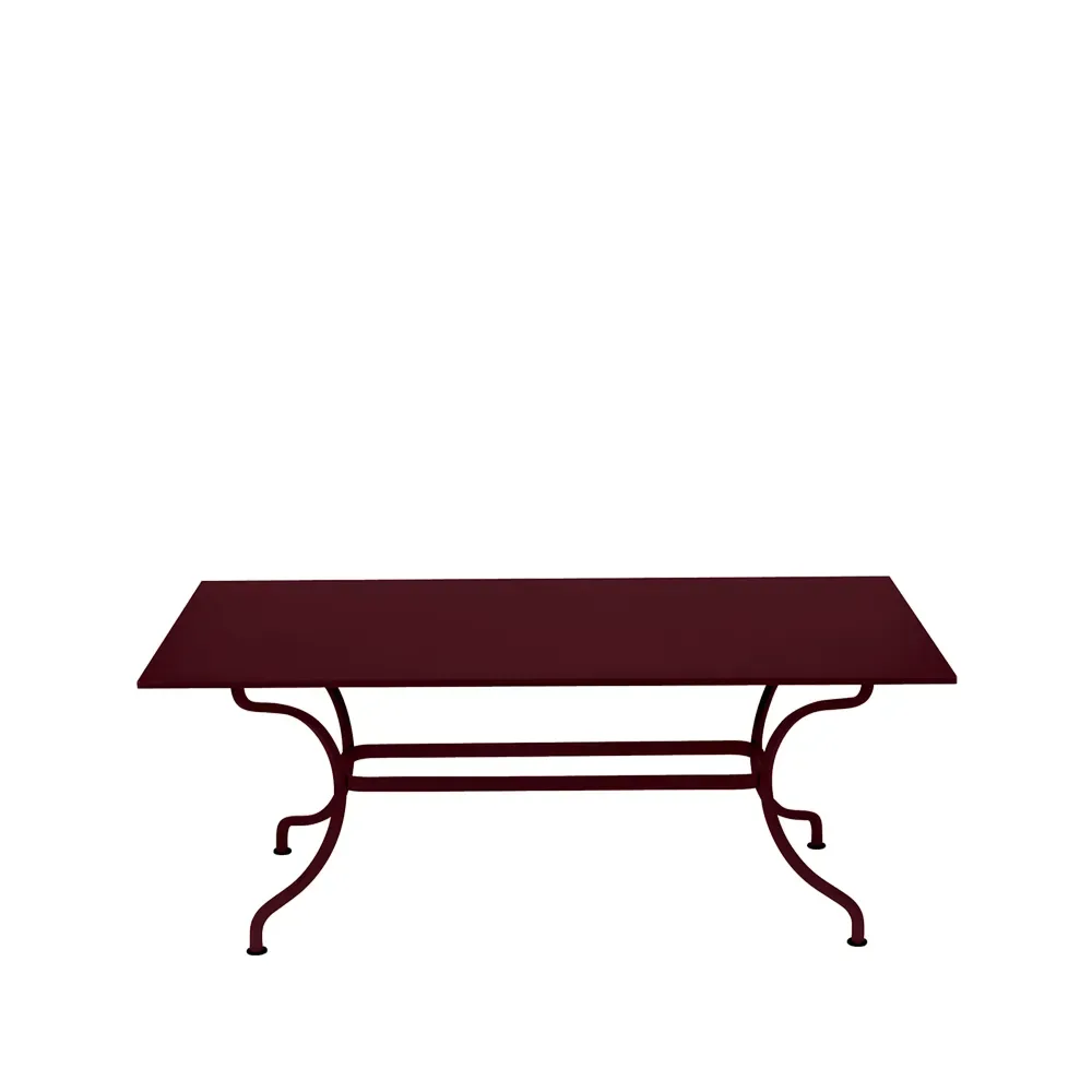 Fermob Romane bord rektangulärt Black cherry (vinröd)