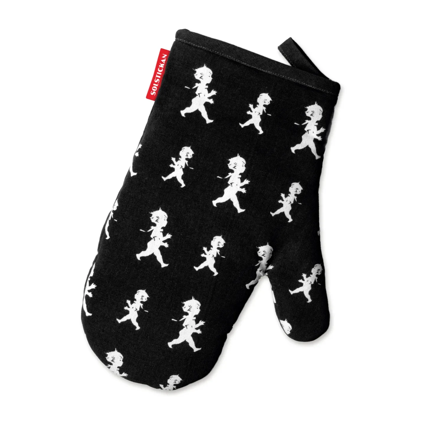 Solstickan Design Solstickan Ofenhandschuh 22 x 30 cm Schwarz