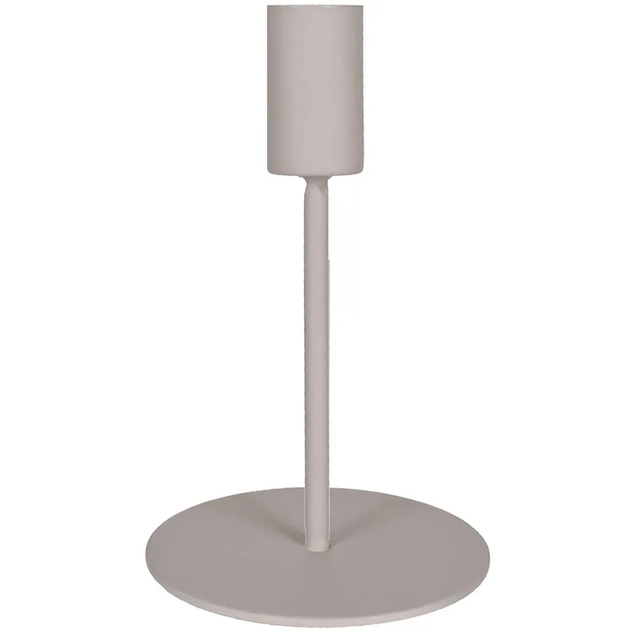 Kerzenständer Reduced creme Metall H 14 cm 1