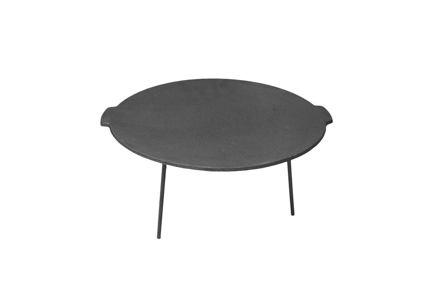 Stekpanna Mustang Gjutjärn med Fötter 45cm - Svart