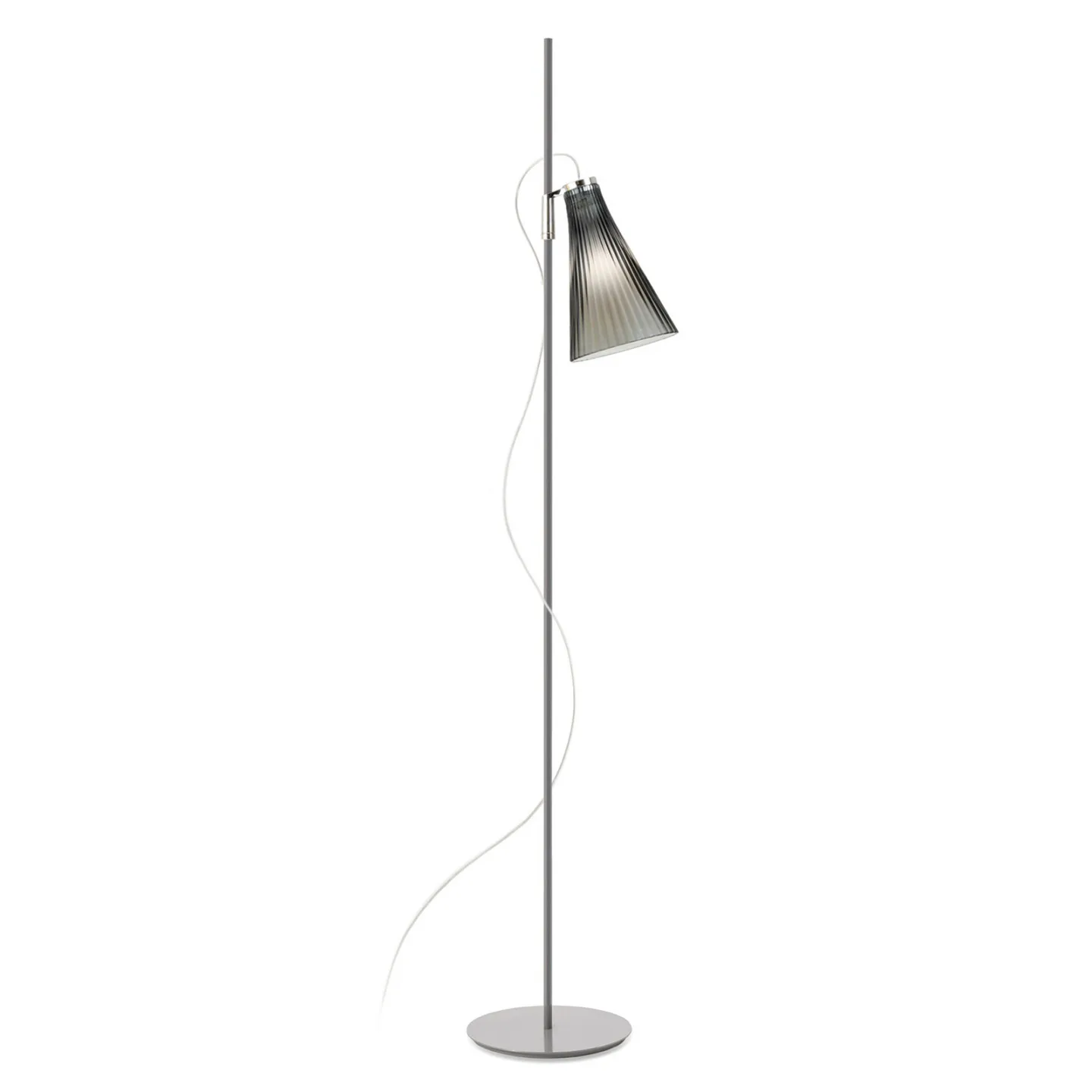 K-Lux Gulvlampe Grey/Smoke - Kartell - Stue - Metal - Med én lyskilde