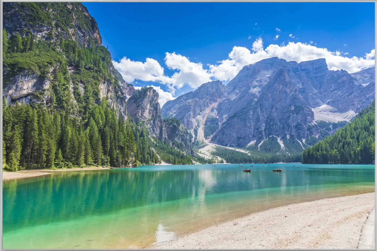 image LAND Bild mit Rahmen Alpenfluss | Schubiger Möbel