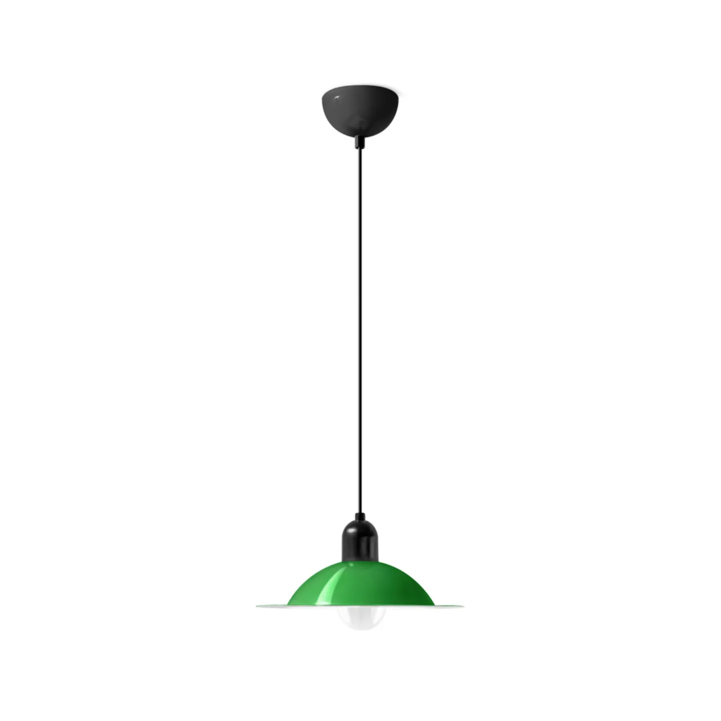 Lampiatta LED-Hängelampe, grün, Ø 28 cm - Stilnovo - Wohnzimmer - Design - Metall - Einflammig