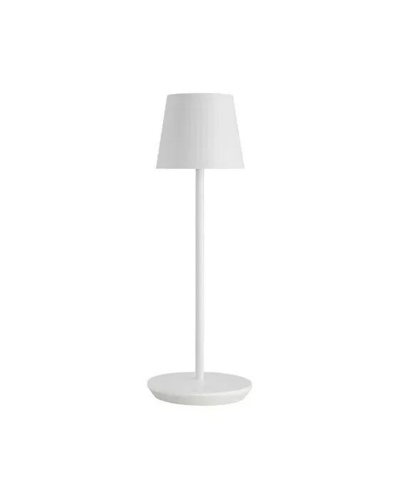 Nevis Accent Rechargeable Table Lamp Matte White