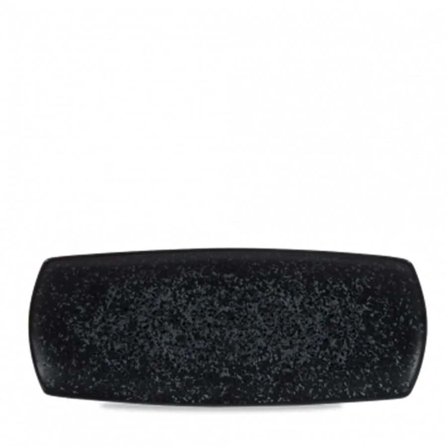 Platte Churchill Schwarz Porzellan 14.2 cm 35.5 cm