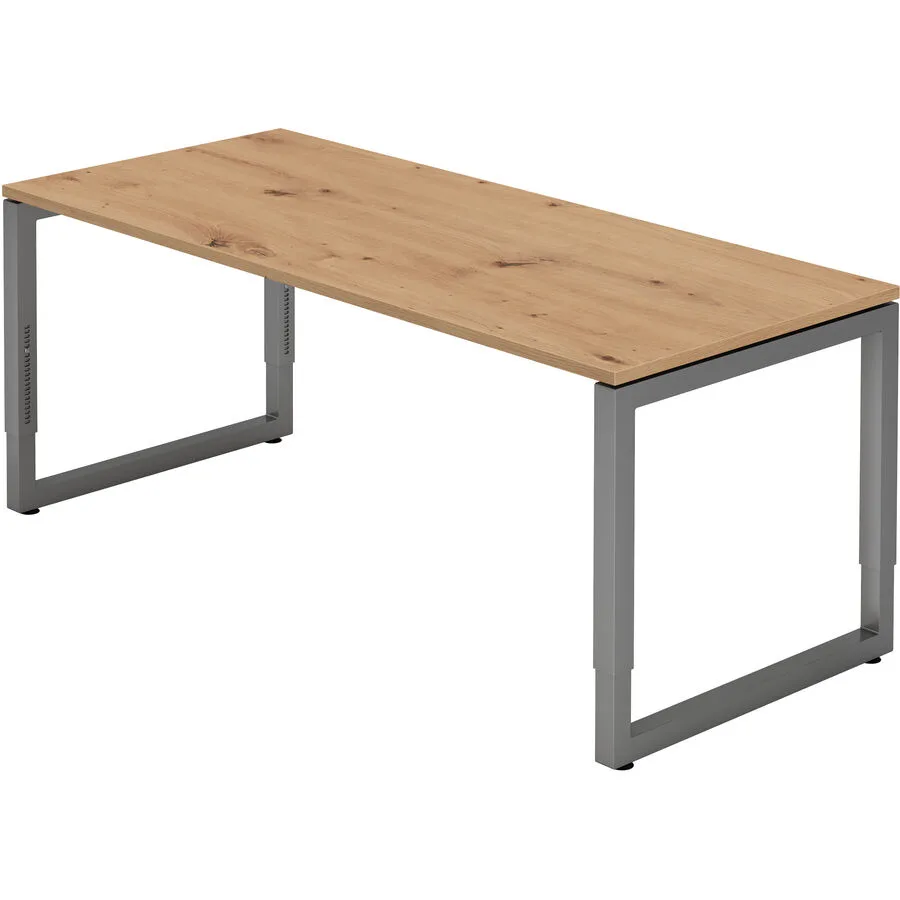 Schreibtisch Office Asteiche Holzwerkstoff B 180 T 80 cm