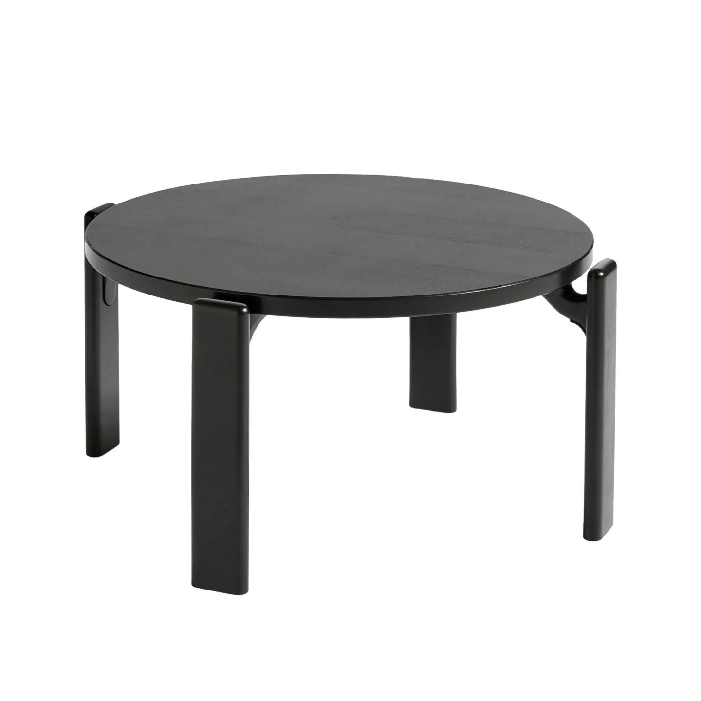 HAY - Rey Coffee Table, 66,5xH32 REY22, Deep black water-based lacquered beech - Soffbord - Bruno Rey - Svart - Trä