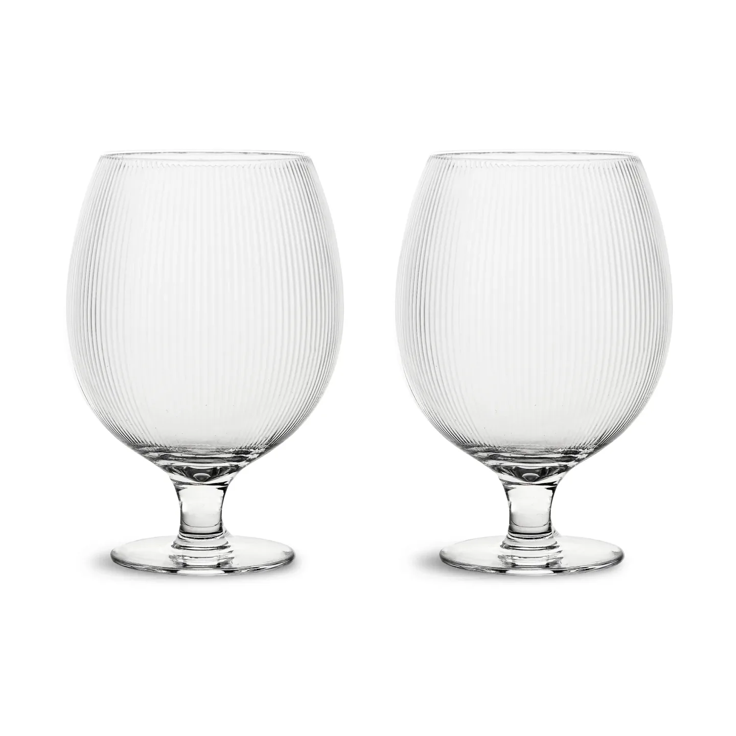 Sagaform Sagaform Blanka Bierglas 50 cl 2er-Pack Klar