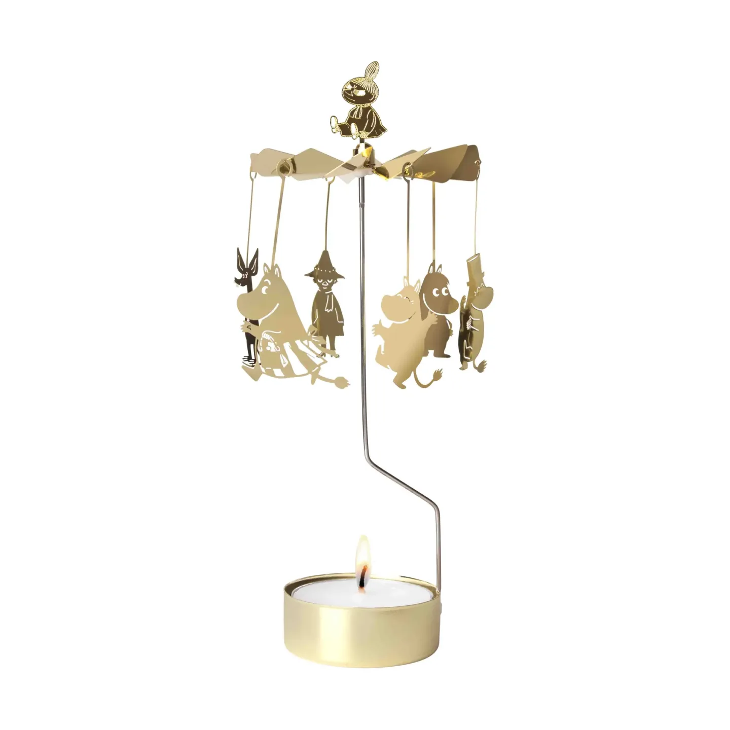 Pluto Design Mumin familj änglaspel XL Guld