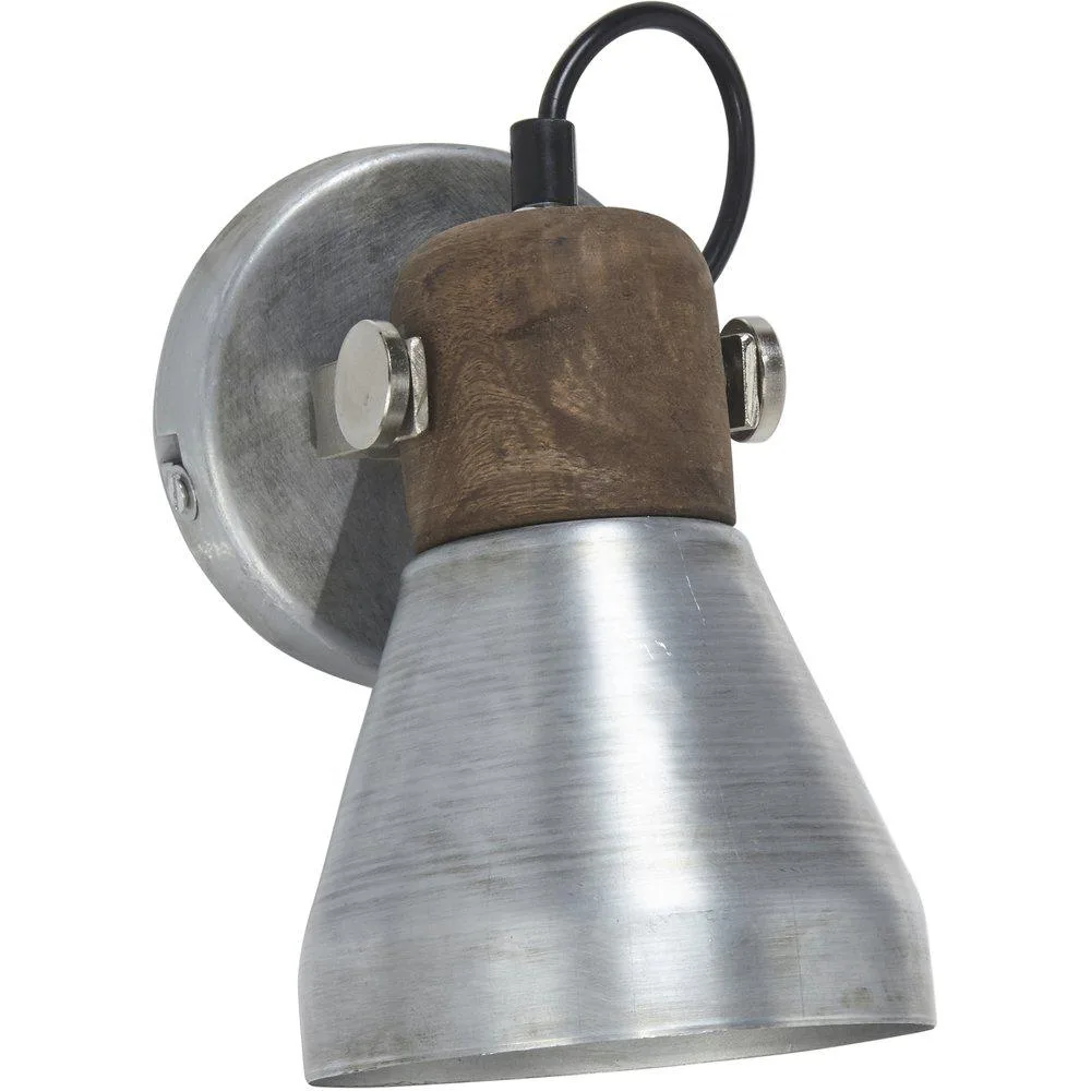 Industriell Vägglampa Ashby Spotlight Pale Silver - Pr Home
