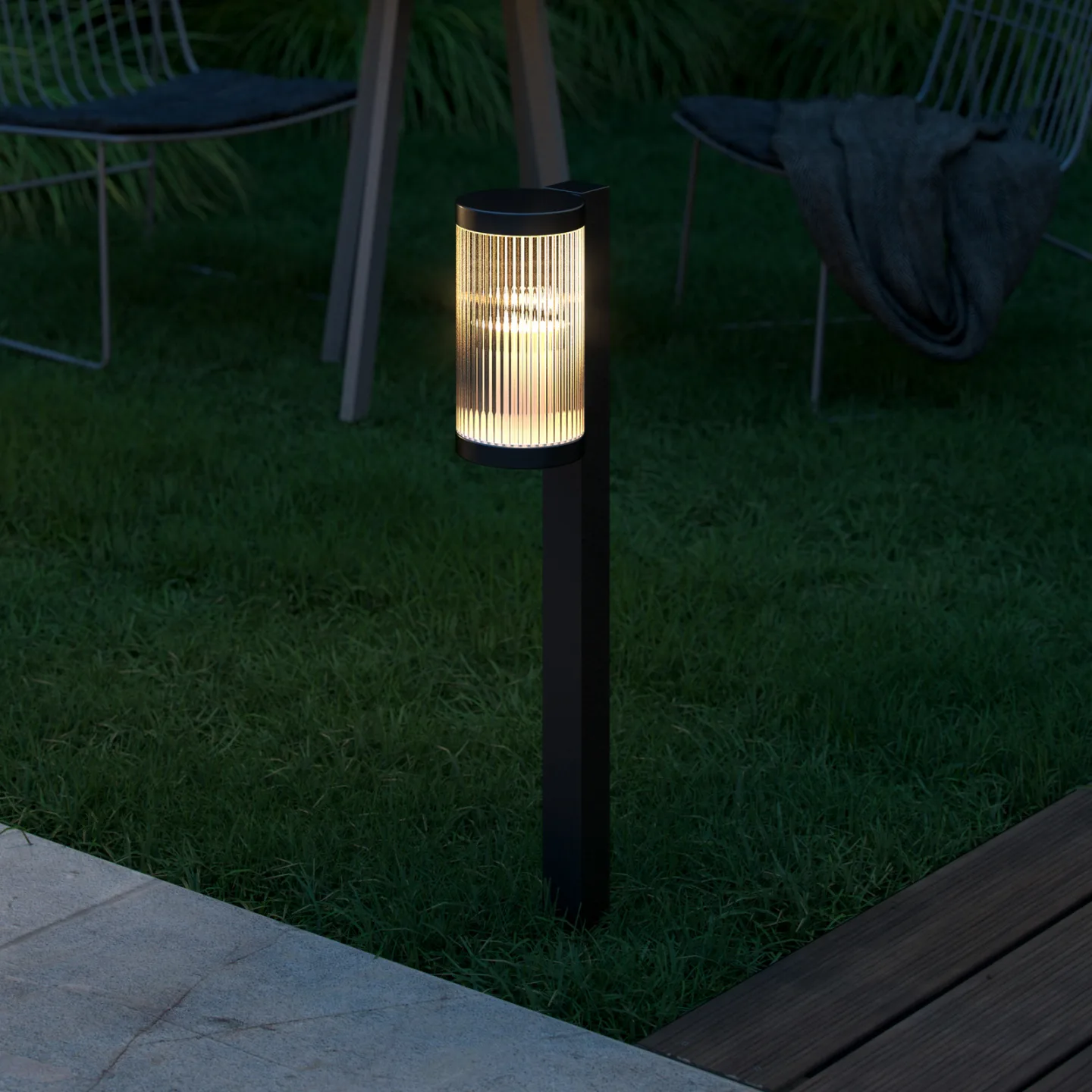 Coupar hagelampe svart - Nordlux Coupar Garden - Metall - Med en lyskilde