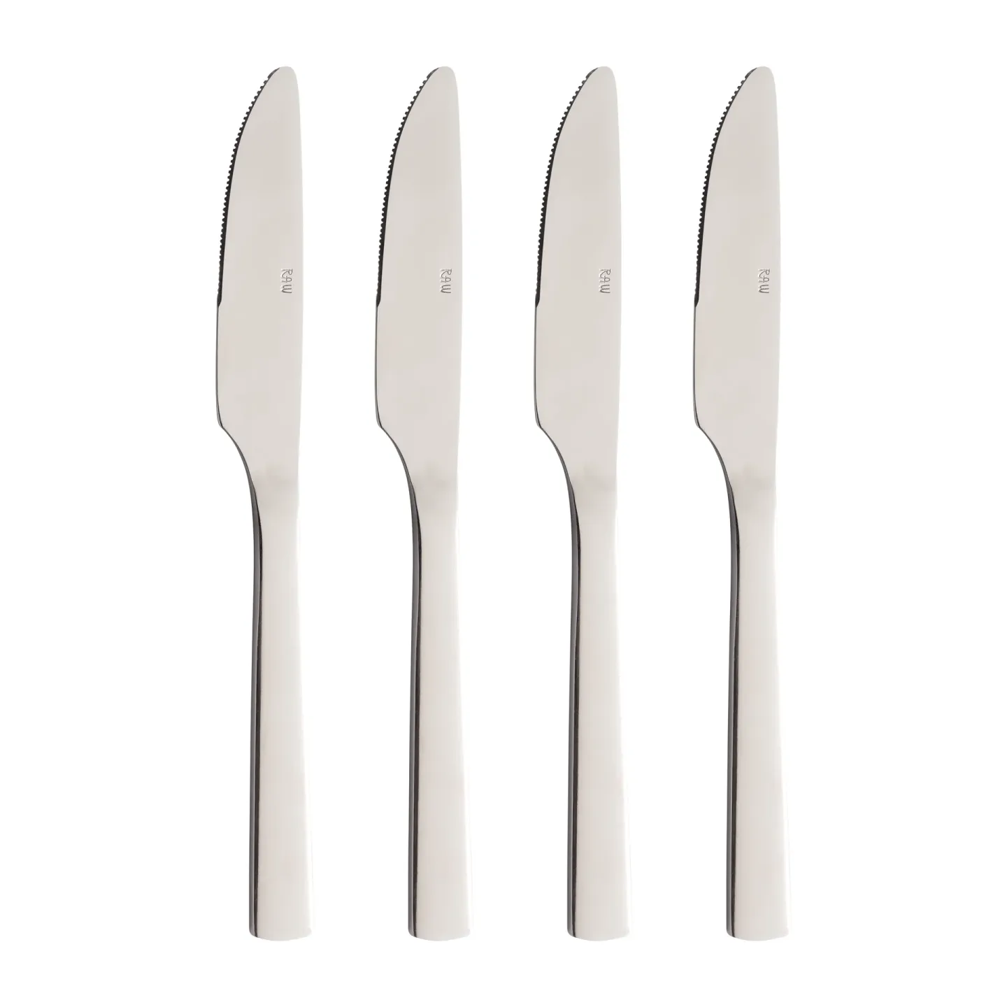 Aida Raw Messer 4er Pack Edelstahl