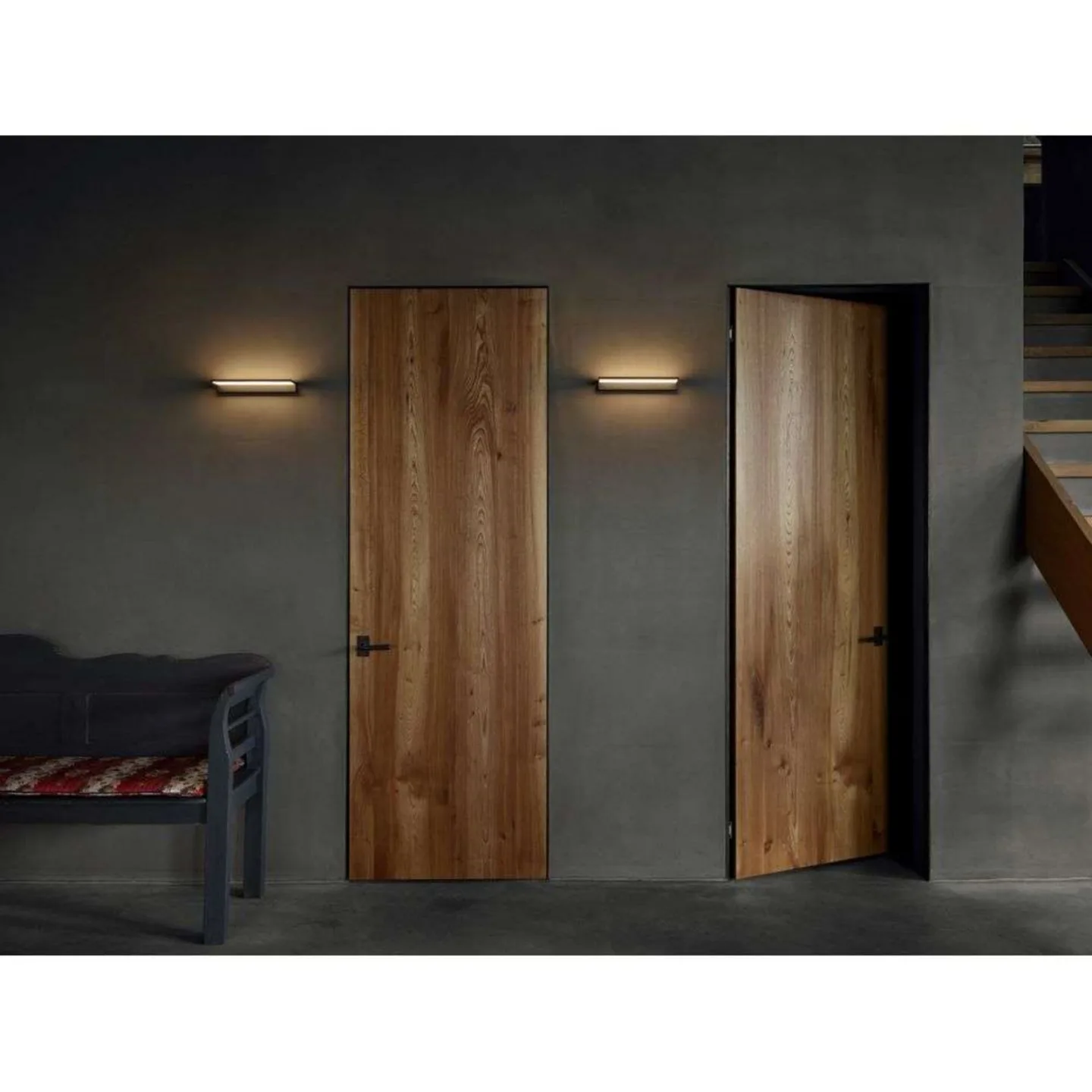 Crib LED Wandleucht M IP44 Stainless Steel - Serien Lighting - Badezimmer - Metall