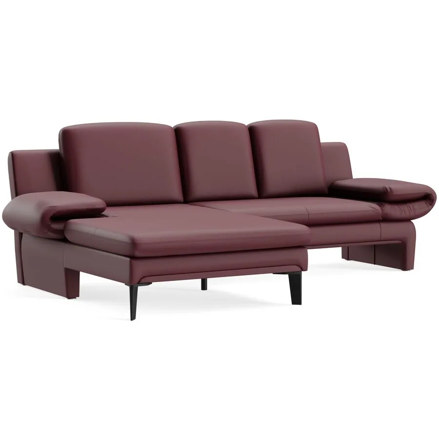Ecksofa Astra Links Touch - 831 marsala B 321 T 168 cm - Möbel Konfigurator: Traummöbel individuell zusammenstellen