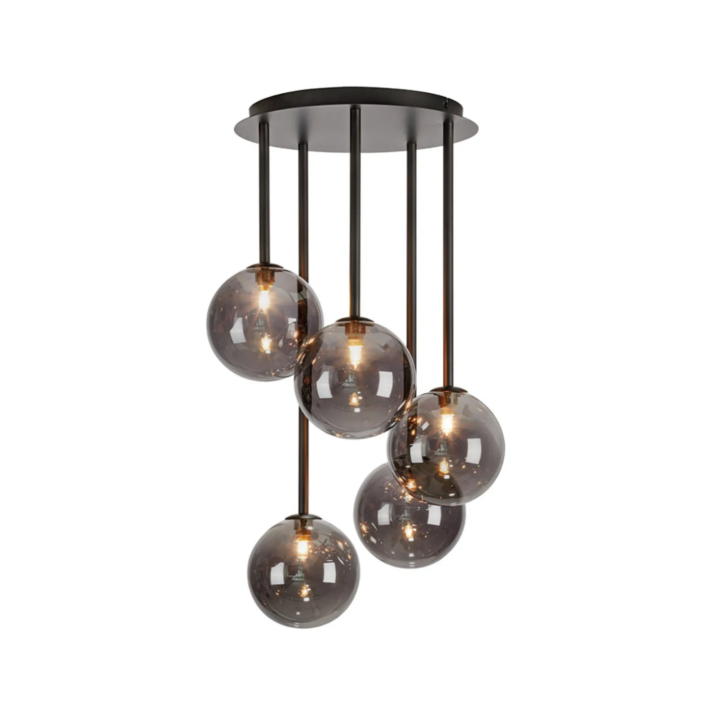 Universe 5 Taklampe Svart/Røyk - Markslöjd - Stue - Metall