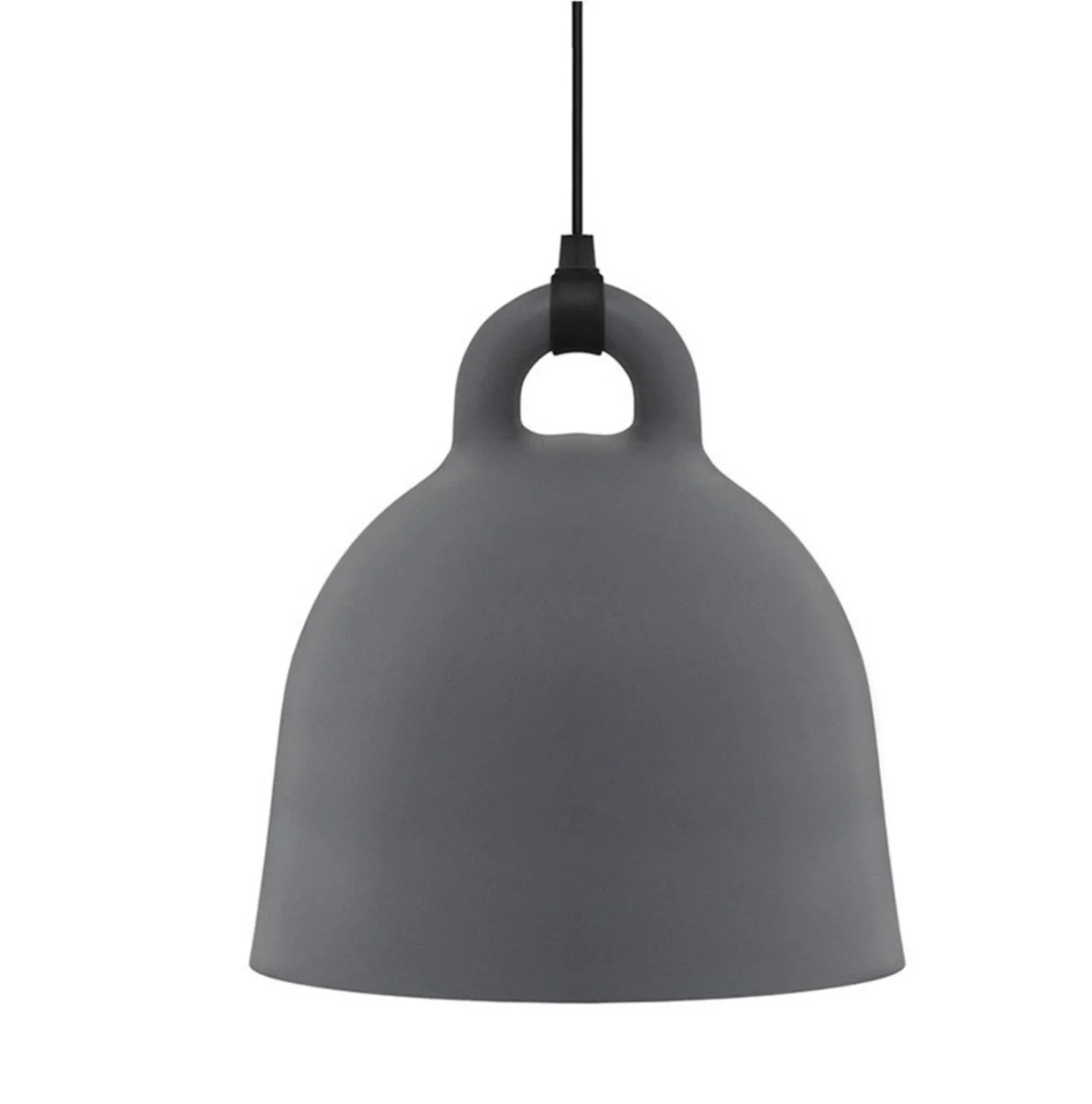 Bell Pendelleuchte Large Grau - Normann Copenhagen - Wohnzimmer - Aluminium