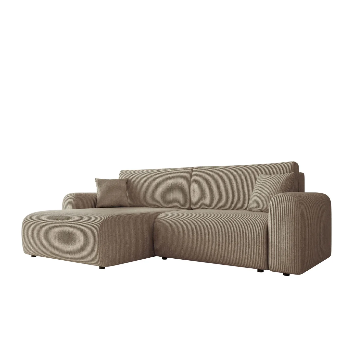 Brenor Bäddsoffa med Divan 3-sits - Mörkbeige