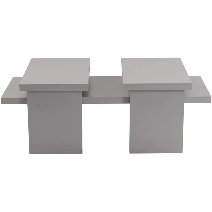 Salontisch Georis grau Holzwerkstoff B 25 cm H 39.3 cm
