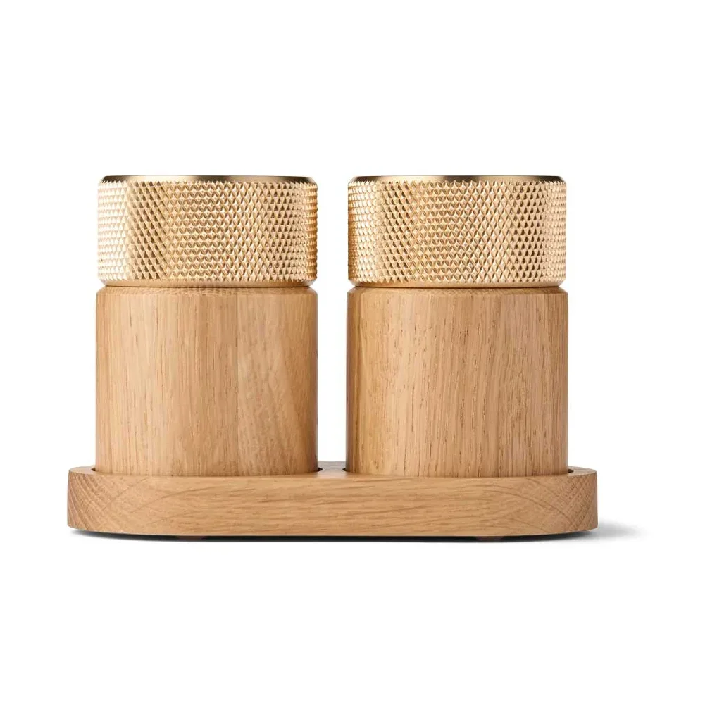 Gejst Sina Salz- und Pfeffermühle 6 cm Eiche-Messing