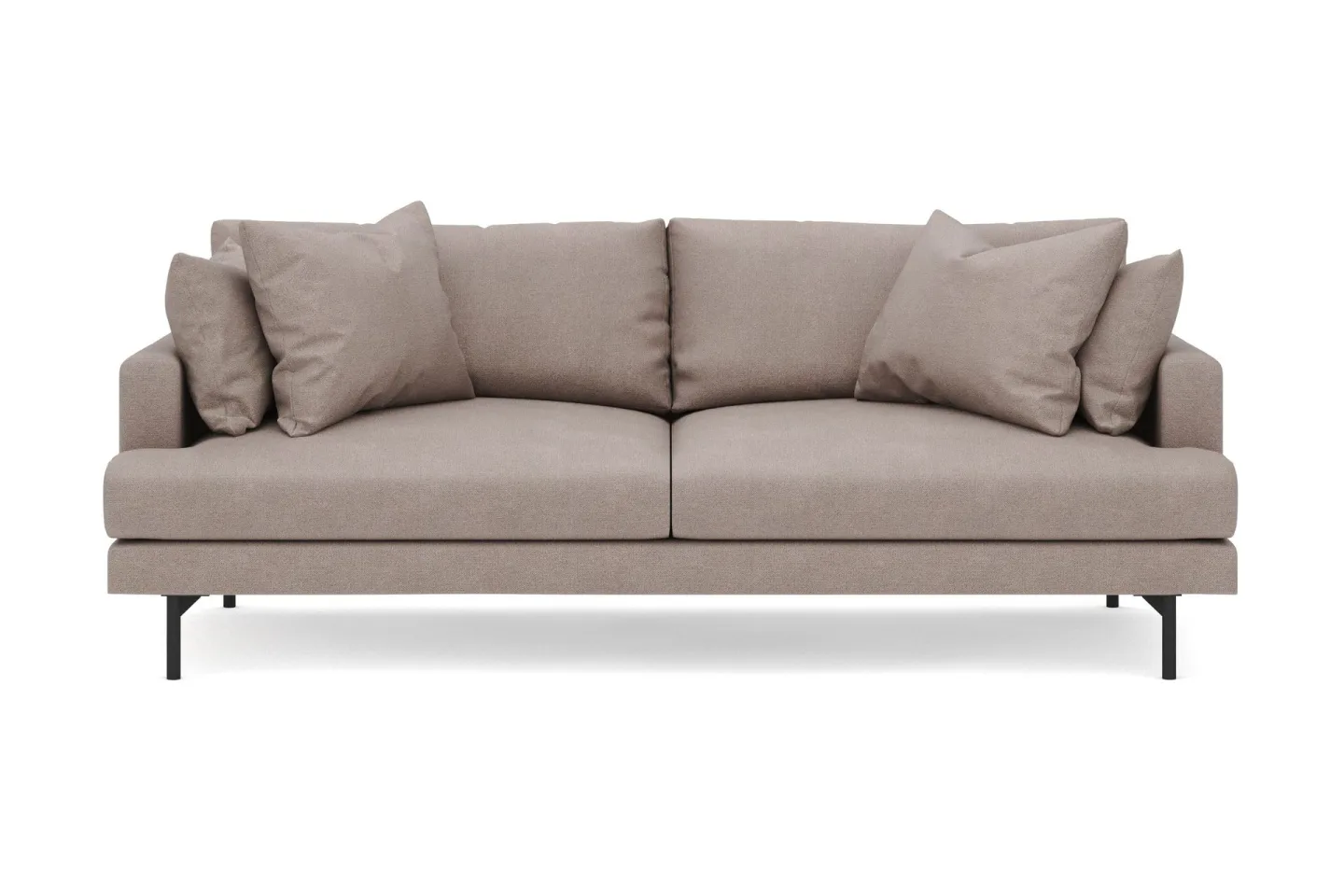 Menard 4-sits Djup Tygsoffa - Brun
