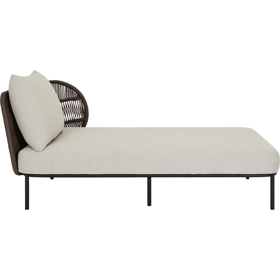Loungeelement Luno gau Aluminium 1 B 100 T 170 cm