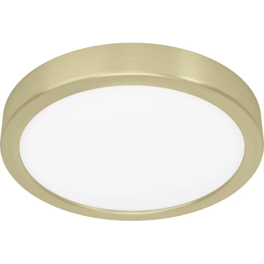 Eglo Deckenlampe Fueva 5 Stahl 2.8 cm - Farbe: messing gebürstet/smoky - LED - Lichtfarbe: Warmweiss - LED Energiesparlampen