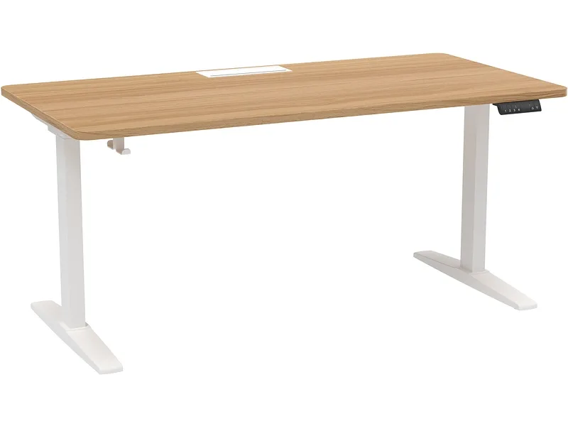Elektrischer Schreibtisch STRATEGY 80x160x73cm eiche