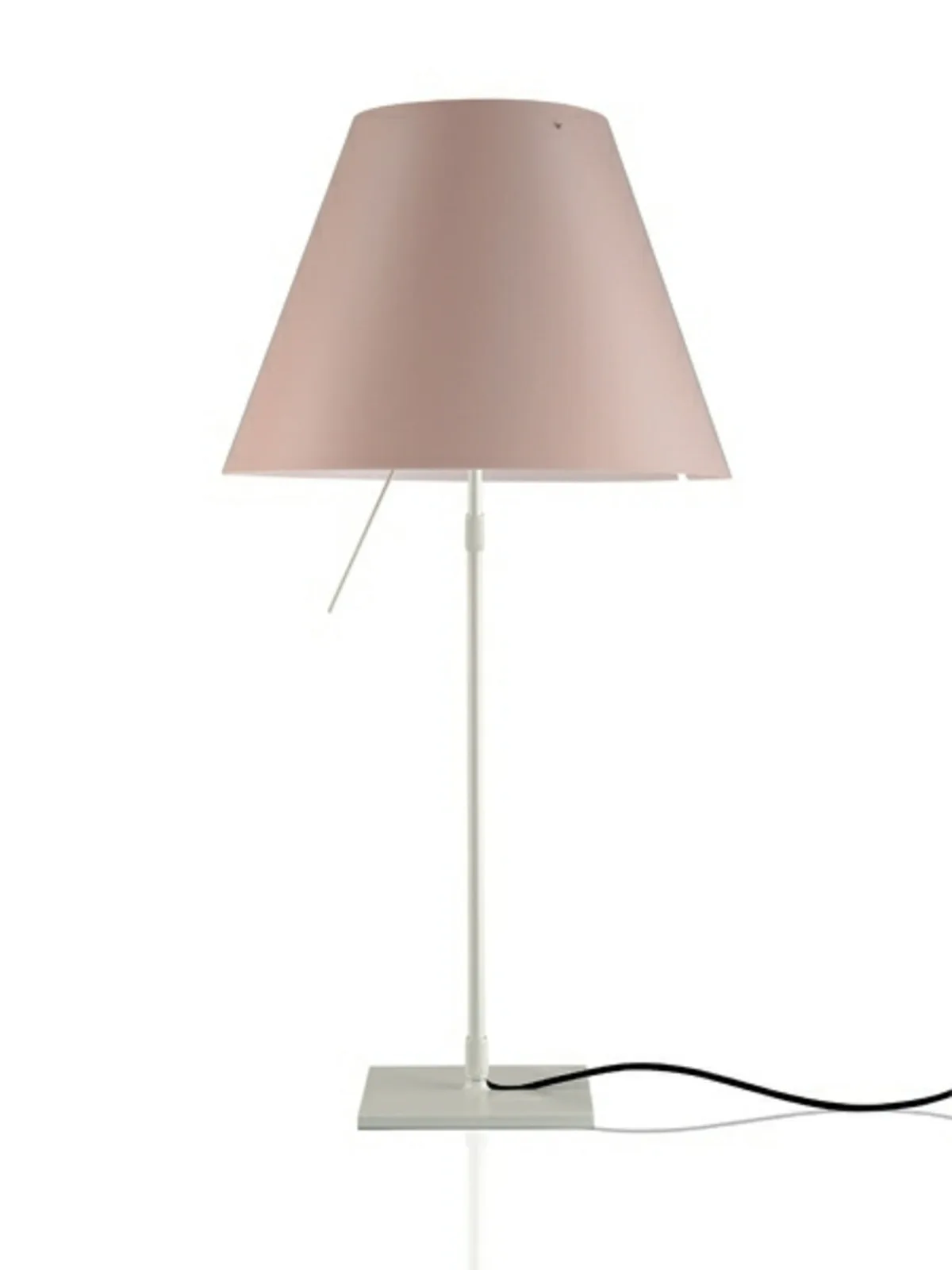 Costanza Bordlampe Alu/Soft Skin - Luceplan - Stue - Aluminium