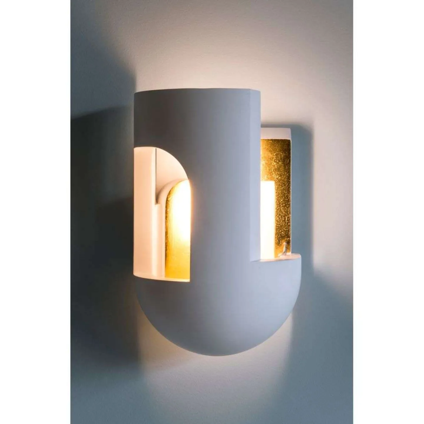 Soul Story 3 Wandleuchte White/Gold - DCW - Wohnzimmer - Kunststoff