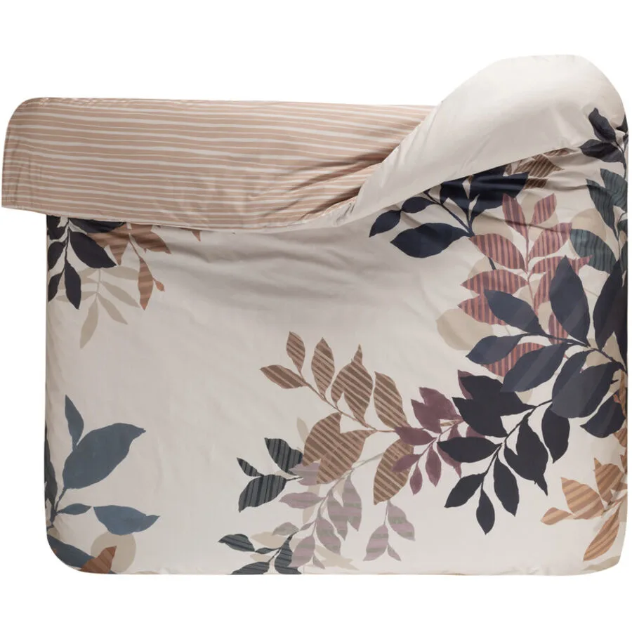 KAS Duvetbezug Nova Beige Baumwolle 210 cm 160 cm