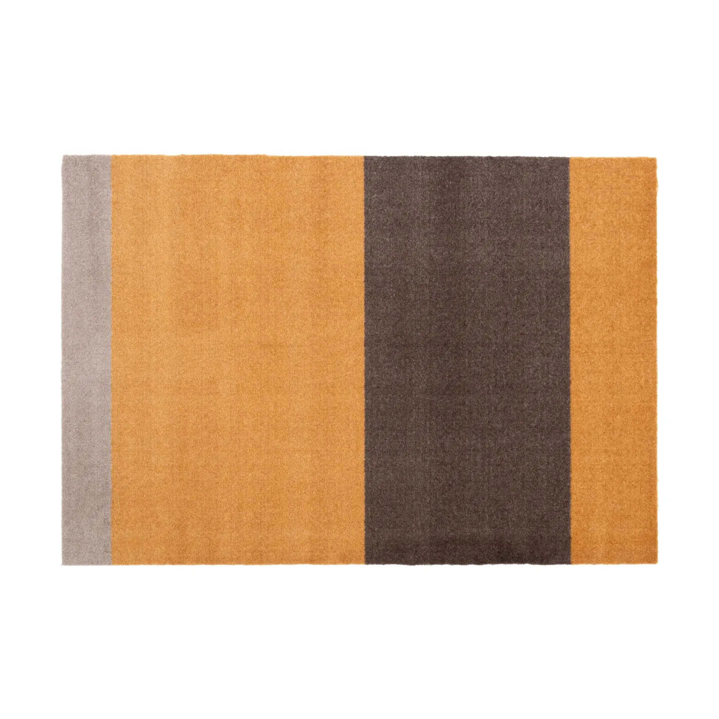 tica copenhagen Stripes Flurteppich horizontal Dijon-brown-sand, 90 x 130cm