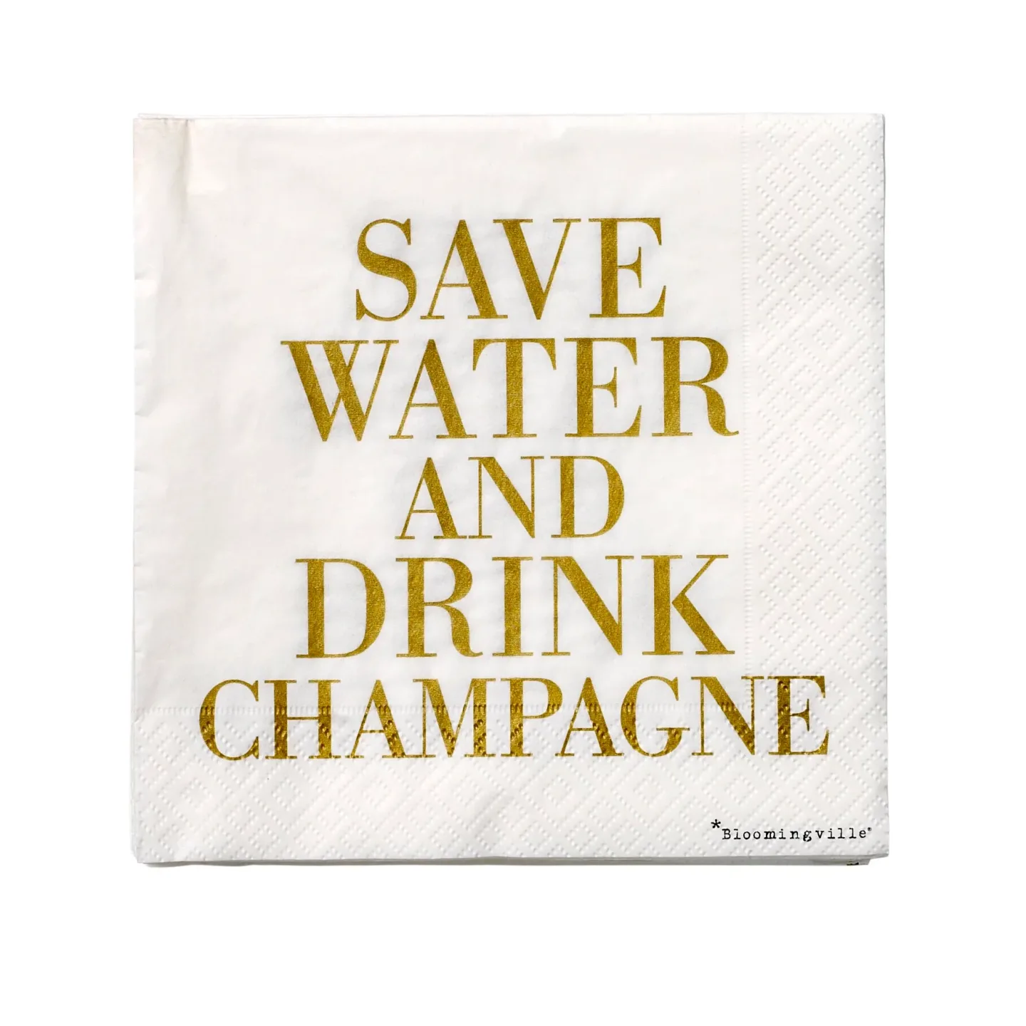 Bloomingville Save water servett 20-pack 33 x 33 cm