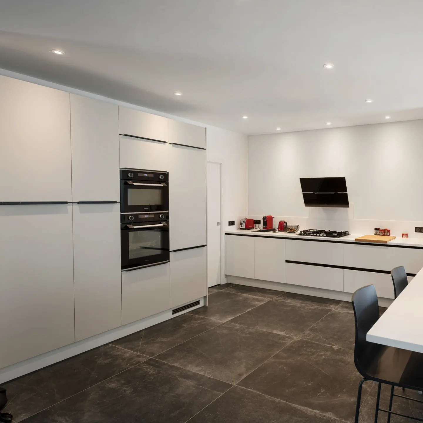 New Tria indbygget spotlight med LED, rund, hvid, IP65, 3.000 K, 38° - SLV - Badeværelse - Aluminium - Med én lyskilde