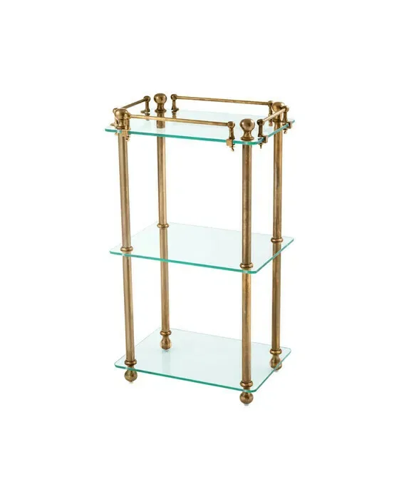 Devon hylla vintage brass