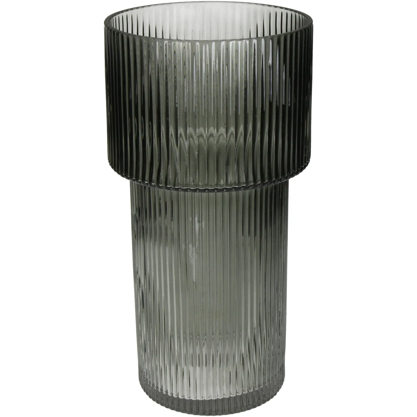 Kersten Vase Stripe, Glas H: 30 cm | Schubiger Möbel