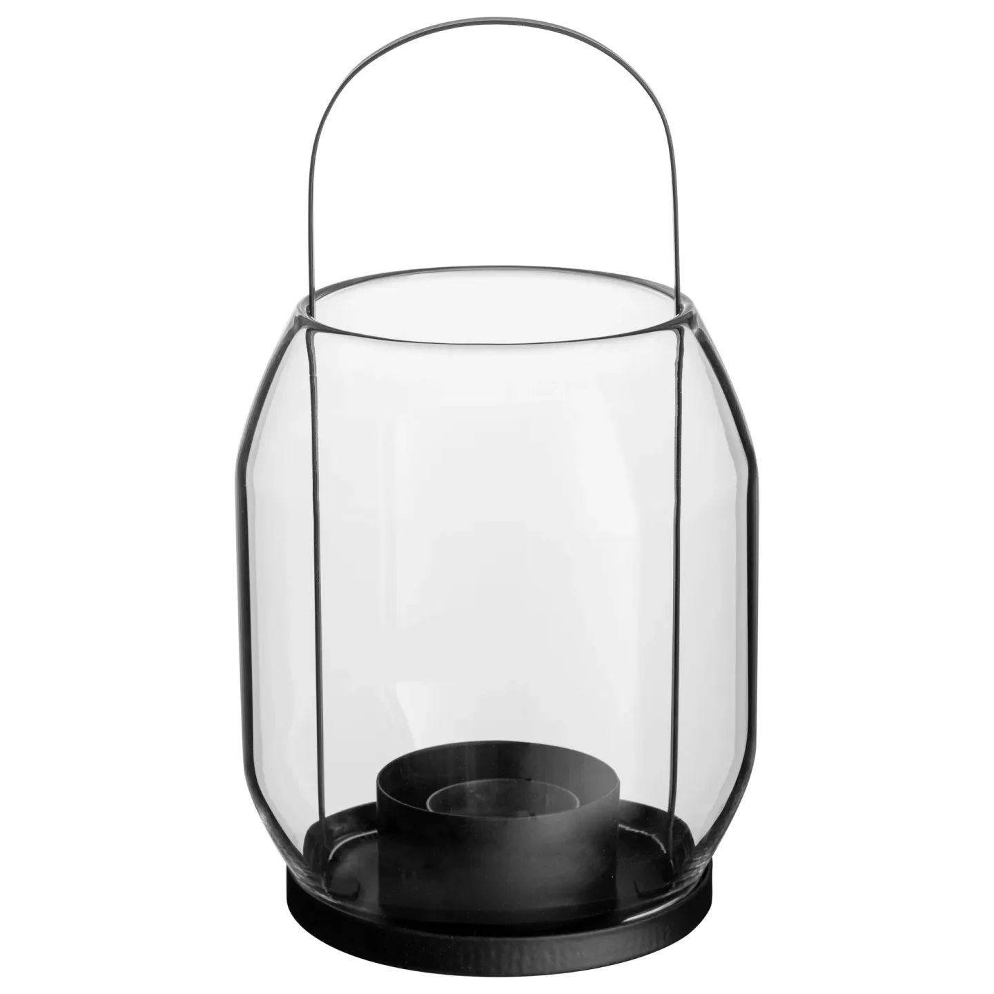 ERNST Ernst lykta för värmeljus 22 cm Svart