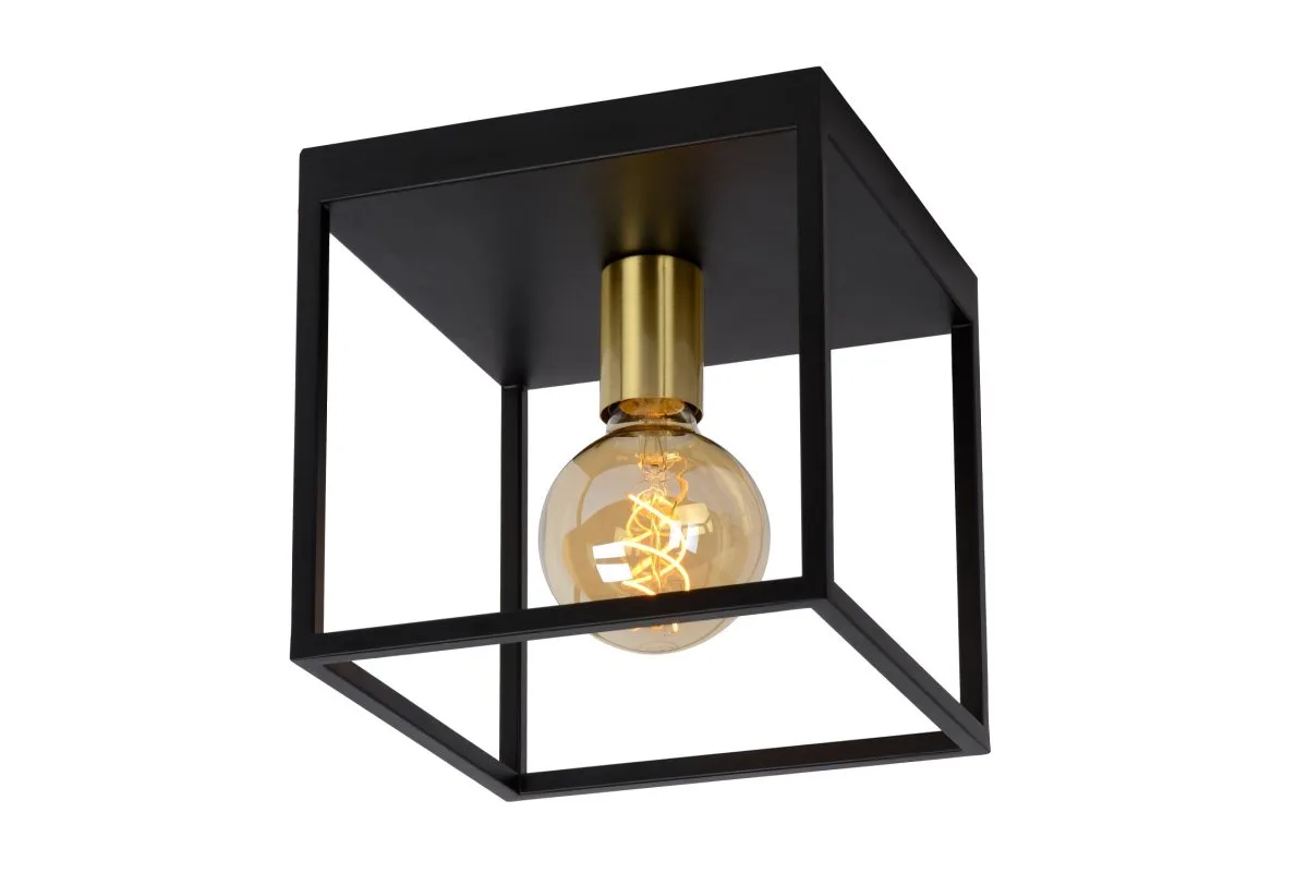 Lucide - Ruben 22cm - Takplafond - Svart