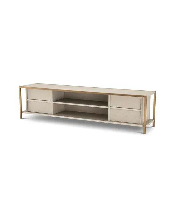Wilmot mediabænk washed oak