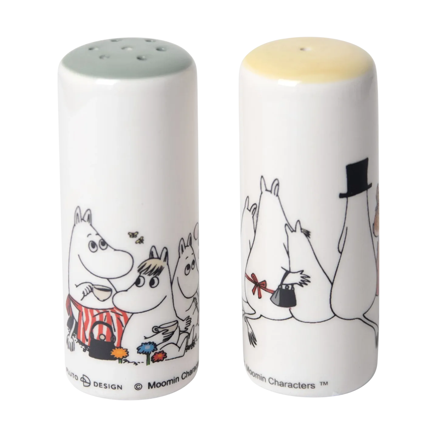 Pluto Design Mumin love Salz & Pfefferstreuer Vit-multi